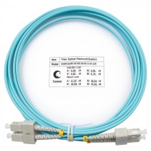 Шнур оптический duplex SC-SC 50/125 mm OM3 3м LSZH Cabeus FOP-50-SC-SC-3m