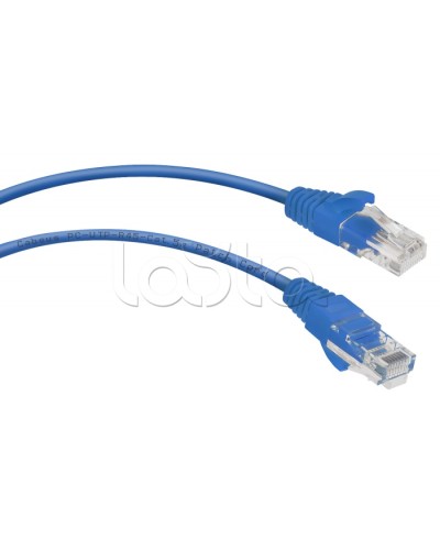Патч-корд UTP, категория 5e, 0.15 м, неэкранированный, синий Cabeus PC-UTP-RJ45-Cat.5e-0.15m-BL во Владивостоке Патчкорды (медные) Pintop.ru