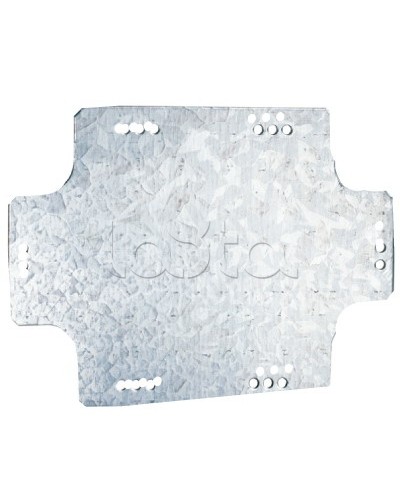 Монтажная пластина из оцинк. стали 206х164х1,5мм, для коробок 240х190мм DKC 59607 во Владивостоке Крепежные изделия Pintop.ru