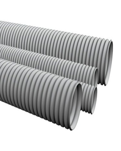 Труба ПВХ гофрир. легкая, диам 40мм Экопласт 10040 во Владивостоке Труба гофрированная Pintop.ru
