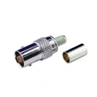 Розетка BNC под обжим (RG6U) LAZSO APBC06-5G(100)