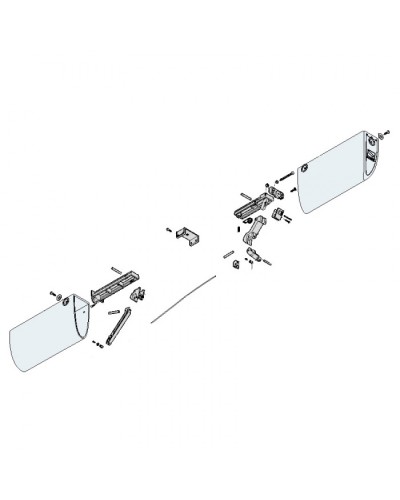 Механизм нижний профиля DF Came 119RIR228 во Владивостоке Запчасти для шлагбаумов и автоматики Pintop.ru
