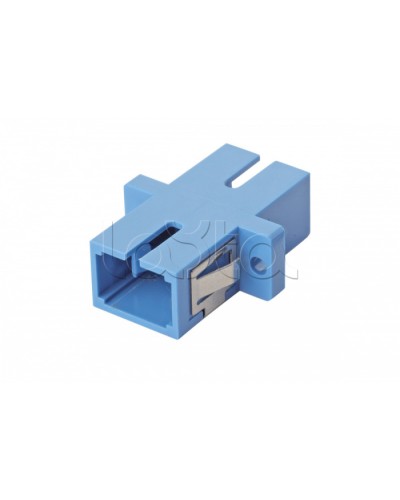 Оптический адаптер OS2, симплекс SC, с фланцами, синий Eurolan (36A-S2-SC-02BU) во Владивостоке Проходные адаптеры и розетки оптические Pintop.ru