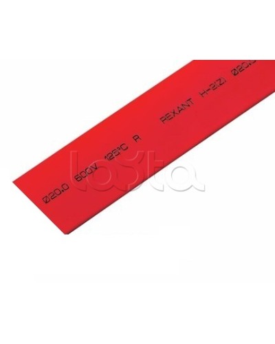 Термоусадочная трубка 20.0 / 10.0 мм 1м красная (10шт/уп) REXANT 22-0004 во Владивостоке Аксессуары для кабель-канала Pintop.ru