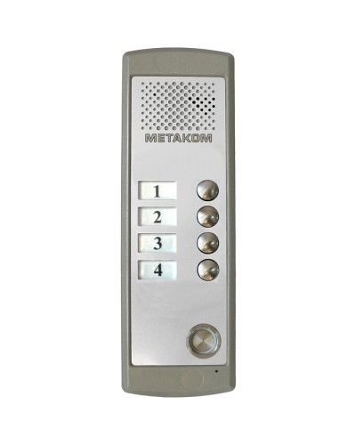 Блок вызова домофона Метаком MK4-K-TM во Владивостоке Блоки вызова многоабонентные Pintop.ru