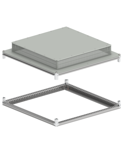 FORMAT Крыша и основание (под фланец) 1000х1000мм IP31 IEK (FO-00-KOF-100-100-31) во Владивостоке Аксессуары для стоек и шкафов Pintop.ru