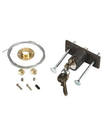 Замок дистанционной разблокировки потолочного привода с ключом №1 Faac 424591001 во Владивостоке Запчасти для шлагбаумов и автоматики Pintop.ru