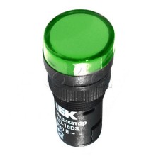 Лампа AD16DS(LED)матрица d16мм зеленый 24В AC/DCIEK (BLS10-ADDS-024-K06-16)
