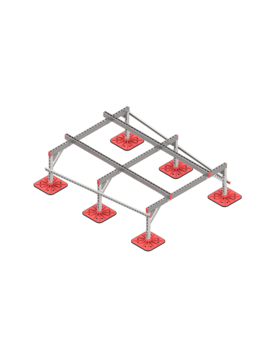 Опорная конструкция для установки оборудования TECHNORAPTOR FOOT 1500х2000 тип 2 HD КМ-профиль (KM-TR-F-SSEI-1500-2000-2 HD) во Владивостоке Системы видеонаблюдения Pintop.ru