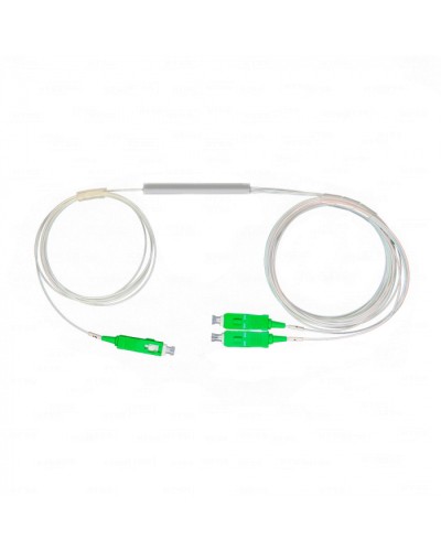 Разветвитель план 1х2 окон SC/APC 9/125 вывод 1,5м буфер 0.9мм 1260/1650 Cabeus (FCT-PLC-1/2-9-SC/A-1.5-0.9) во Владивостоке Оптические разветвители (сплиттеры) Pintop.ru