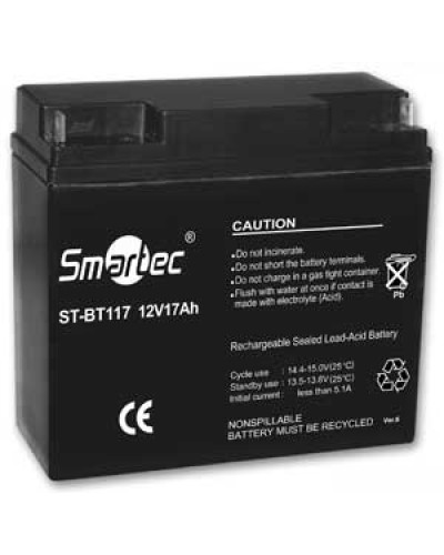 Аккумулятор свинцово-кислотный Smartec ST-BT117 во Владивостоке Электротехническое оборудование Pintop.ru