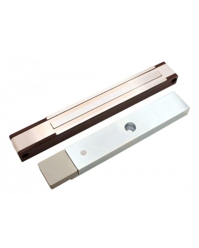 Электромагнитный замок с датчиком состояния двери ALeko ALM-200P (24В коричневый) во Владивостоке Электромагнитные замки Pintop.ru