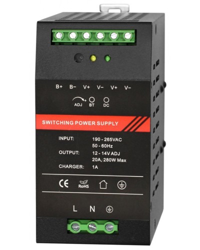 Блок питания Smartec ST-PS120BDU-BK во Владивостоке Дополнительное оборудование для СКУД Pintop.ru