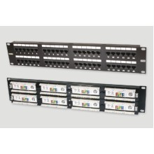 Патч-панель 19", 2U, 48xRJ45 категория 5е Eurolan (27B-U5-48BL)