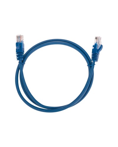Патч-корд U/UTP, CAT 5e, RJ45-RJ45, 26AWG, LSZH, синий, 1м REXANT 02-0104-1 во Владивостоке Патчкорды (медные) Pintop.ru