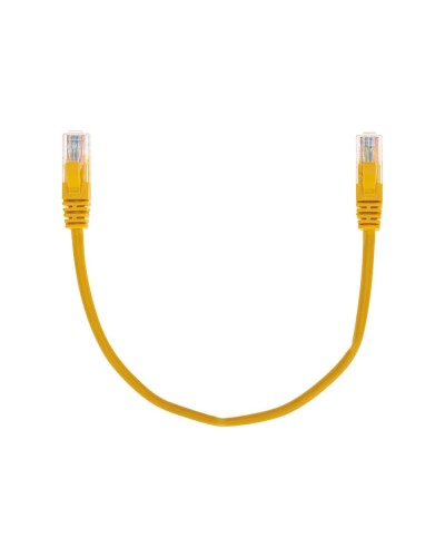 Патч-корд U/UTP, CAT 5e, RJ45-RJ45, 26AWG, LSZH, желтый, 0,3м REXANT 02-0105-03 во Владивостоке Патчкорды (медные) Pintop.ru