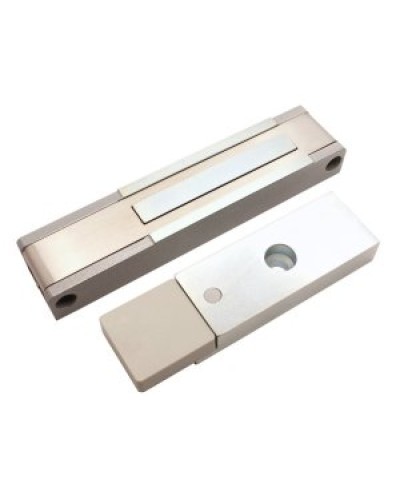 Электромагнитный замок с датчиком состояния двери ALeko ALM-150P (24В серый) во Владивостоке Электромагнитные замки Pintop.ru