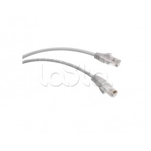 Патч-корд UTP, категория 5e, 0.5 м, LSZH, неэкранированный, серый Cabeus PC-UTP-RJ45-Cat.5e-0.5m-LSZH