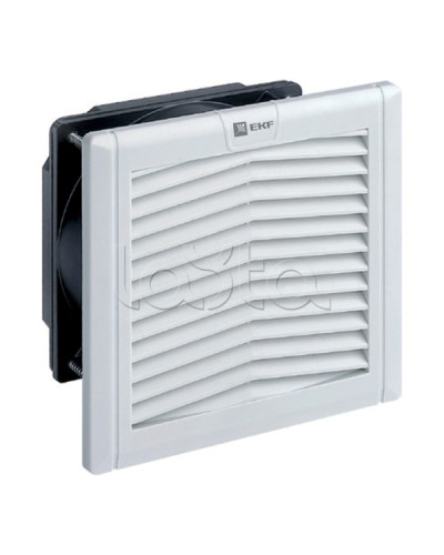 Вентилятор с фильтром 102 м³/ч 176x176 мм 220В IP54 EKF PROxima (FAN102F) во Владивостоке Аксессуары для стоек и шкафов Pintop.ru