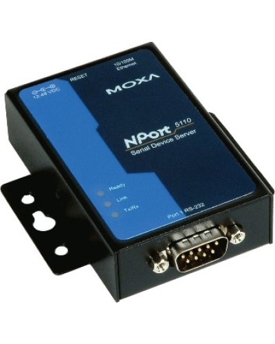 Сервер 1-портовый RS-232 в Ethernet Moxa NPort 5110 во Владивостоке Дополнительное оборудование для ОПС Pintop.ru