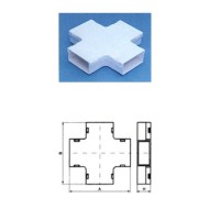 Х-соединитель с основой 60х22 на 60х22 TWT TWT-CT60/60-XB-WH
