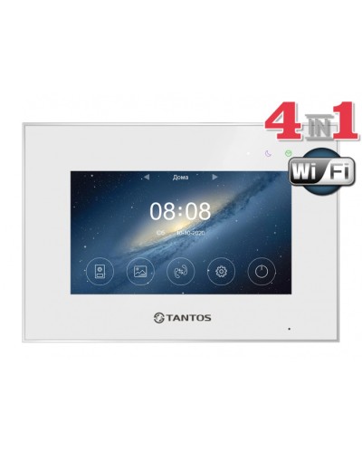 Монитор цветного видеодомофона Tantos Marilyn HD Wi-Fi IPS (White) во Владивостоке Абонентские видеоустройства Pintop.ru