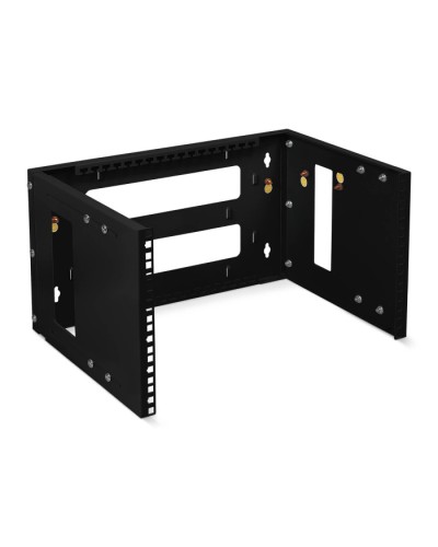 Кронштейн настенный 19 6U, цвет черный Cabeus NC-6U-BK во Владивостоке Аксессуары для стоек и шкафов Pintop.ru