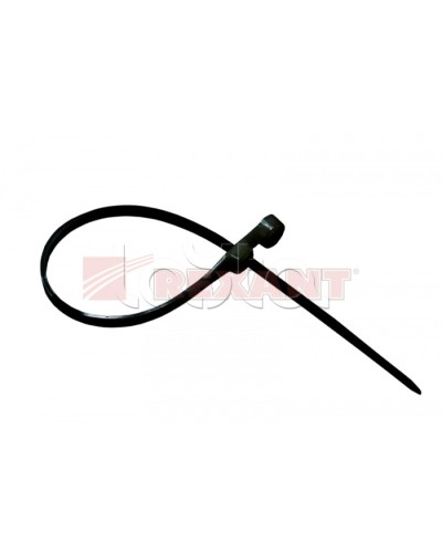 Хомут-стяжка нейлоновый под винт 2.5х100 мм чёрный (100шт/уп) REXANT 07-0105 во Владивостоке Стяжки-хомуты Pintop.ru