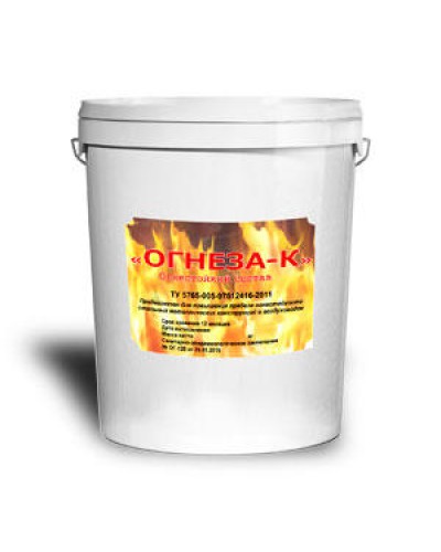 Компонент системы конструктивной защиты для воздуховодов огнестойкий клеевой состав Огнеза «ОГНЕЗА-К», ведро 30 кг. во Владивостоке Дополнительное оборудование пожаротушения Pintop.ru