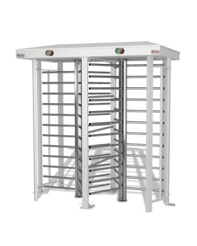 Турникет моторизованный сдвоенный полноростовой гибрид Oxgard Praktika Т-10-GM Doublе Pass (ВЗР 2332-05) во Владивостоке Турникеты Pintop.ru