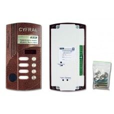 Блок вызова видеодомофона на 4 абонентов Цифрал M-4M/PVС