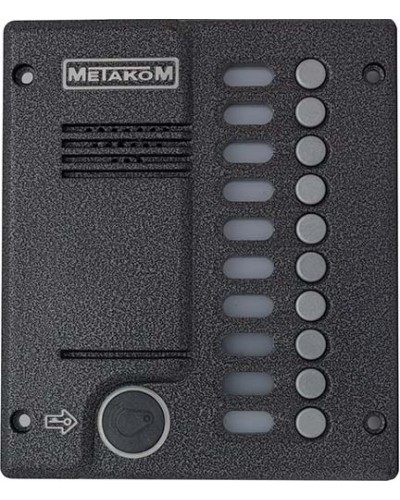 Блок вызова домофона Метаком MК10.2-MFE во Владивостоке Вызывные аудиопанели малоабонентные Pintop.ru