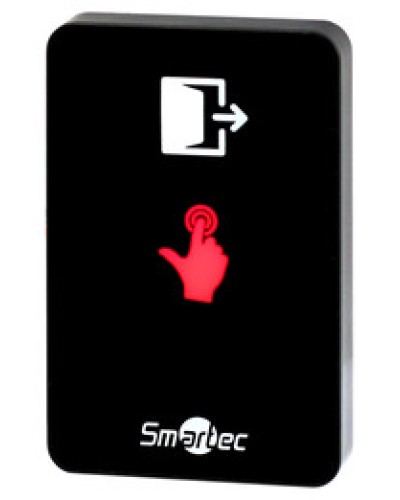 Сенсорная кнопка выхода накладная Smartec ST-EX410L-BK во Владивостоке Кнопки выхода Pintop.ru