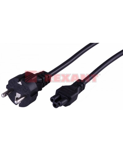 Шнур сетевой Евро 3х0.75мм² 1.8М (PVC) (с заземлением) (ноутбук) (10шт/уп) REXANT 11-1151 во Владивостоке Патч-корды и пигтейлы Pintop.ru