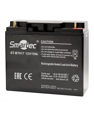 Аккумулятор Smartec ST-BT017 во Владивостоке Электротехническое оборудование Pintop.ru