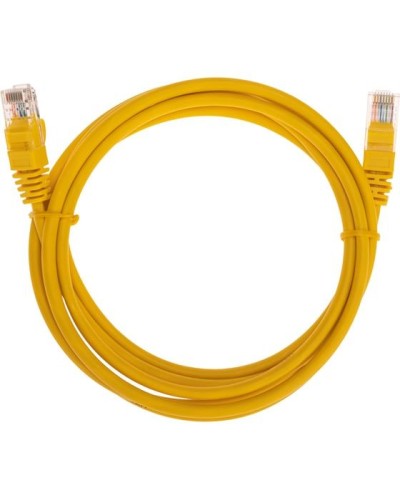 Патч-корд U/UTP, CAT 5e, RJ45-RJ45, 26AWG, LSZH, желтый, 2м REXANT 02-0105-2 во Владивостоке Патчкорды (медные) Pintop.ru