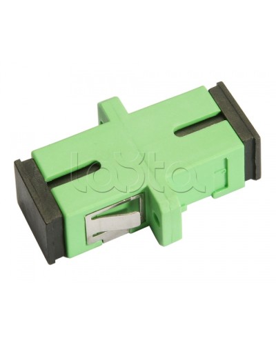 Соединитель проходной SC/APC-SC/APC, SM(для одномодового кабеля), simplex Cabeus SC/APC-SM во Владивостоке Проходные адаптеры и розетки оптические Pintop.ru