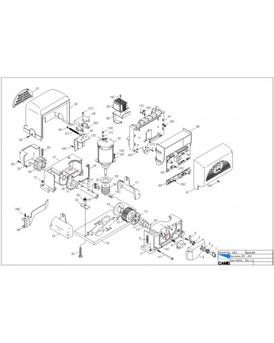 Плата управления концевыми выключателями ZL170A Came 119RIR207 во Владивостоке Запчасти для шлагбаумов и автоматики Pintop.ru
