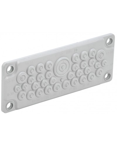 TITAN Ввод кабельный мембр. 35 отв. d=7-32мм IP65 серый IEK (TI-00D-MC-035-65) во Владивостоке Аксессуары для стоек и шкафов Pintop.ru