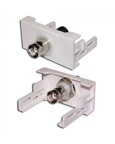 Вставка Mosaic 22.5x45 с BNC-адаптером BC-009, белая LANMASTER (LAN-WA-LP-BNC-WH) во Владивостоке Коннекторы и разъемы Pintop.ru