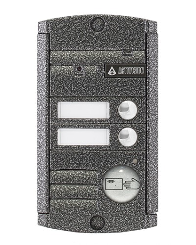 Видеопанель вызывная накладная цветная на 2 абонента с Proxy-считывателем Activision AVP-452 Proxy (PAL, антик) во Владивостоке Вызывные видеопанели малоабонентные Pintop.ru