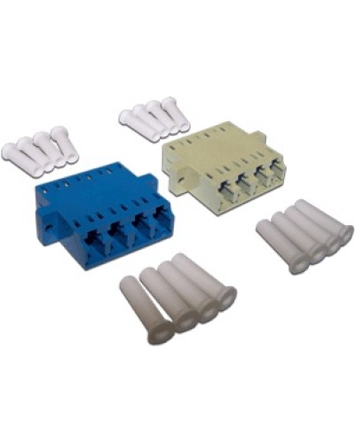 Адаптер оптический LC, OM3 корпус SC, квадро LANMASTER LAN-4LC/S-AM-OM3 во Владивостоке Коннекторы Pintop.ru