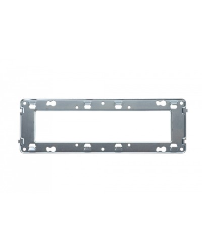 Универсальный суппорт для горизонтальных рамок 6 и 8 модулей французский стандарт Eurolan (16S-00-18WT) во Владивостоке Комбинированные настенные розетки Pintop.ru