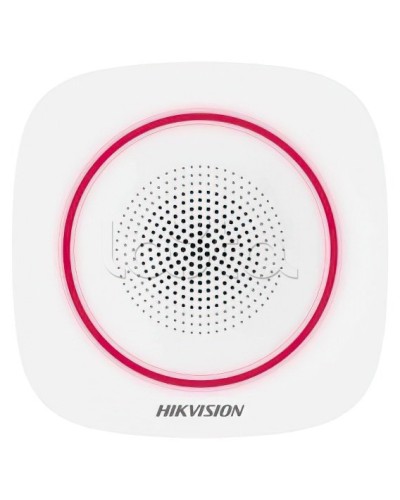 Беспроводной внутренний SIP-оповещатель Hikvision AX PRO DS-PS1-II-WE(RU) (Red Indicator) во Владивостоке Оповещатели Pintop.ru