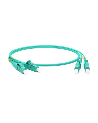 Патч-корд волоконно-оптический MM50/125 LC-LC duplex LSZH 30 м Hyperline FC-D2-503-LC/PR-LC/PR-H-30M-LSZH-AQ во Владивостоке Патч-корды оптические Pintop.ru
