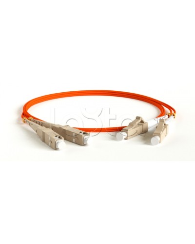Патч-корд волоконно-оптический MM 62.5/125, LC-SC, duplex, LSZH, 2 м Hyperline FC-D2-62-LC/PR-SC/PR-H-2M-LSZH-OR (FC-62-LC-SC-PC-2M) во Владивостоке Патч-корды оптические Pintop.ru