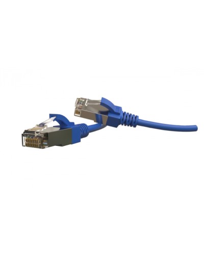 Патч-корд S/FTP Hyperline (PC-LPT-SFTP-RJ45-RJ45-C6-2M-LSZH-BL) во Владивостоке Патчкорды (медные) Pintop.ru