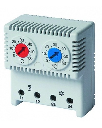 Термостат сдвоенный DKC (R5THRV13) во Владивостоке Аксессуары для стоек и шкафов Pintop.ru