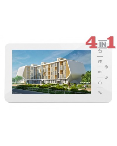 Монитор цветного видеодомофона Tantos Prime HD (White) VZ во Владивостоке Абонентские видеоустройства Pintop.ru