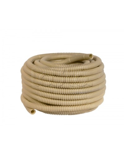 Труба гофр. ПВХ с протяжкой d20 мм (25 м) светлое дерево EKF-Plast (tg-z-20w) во Владивостоке Труба гофрированная Pintop.ru